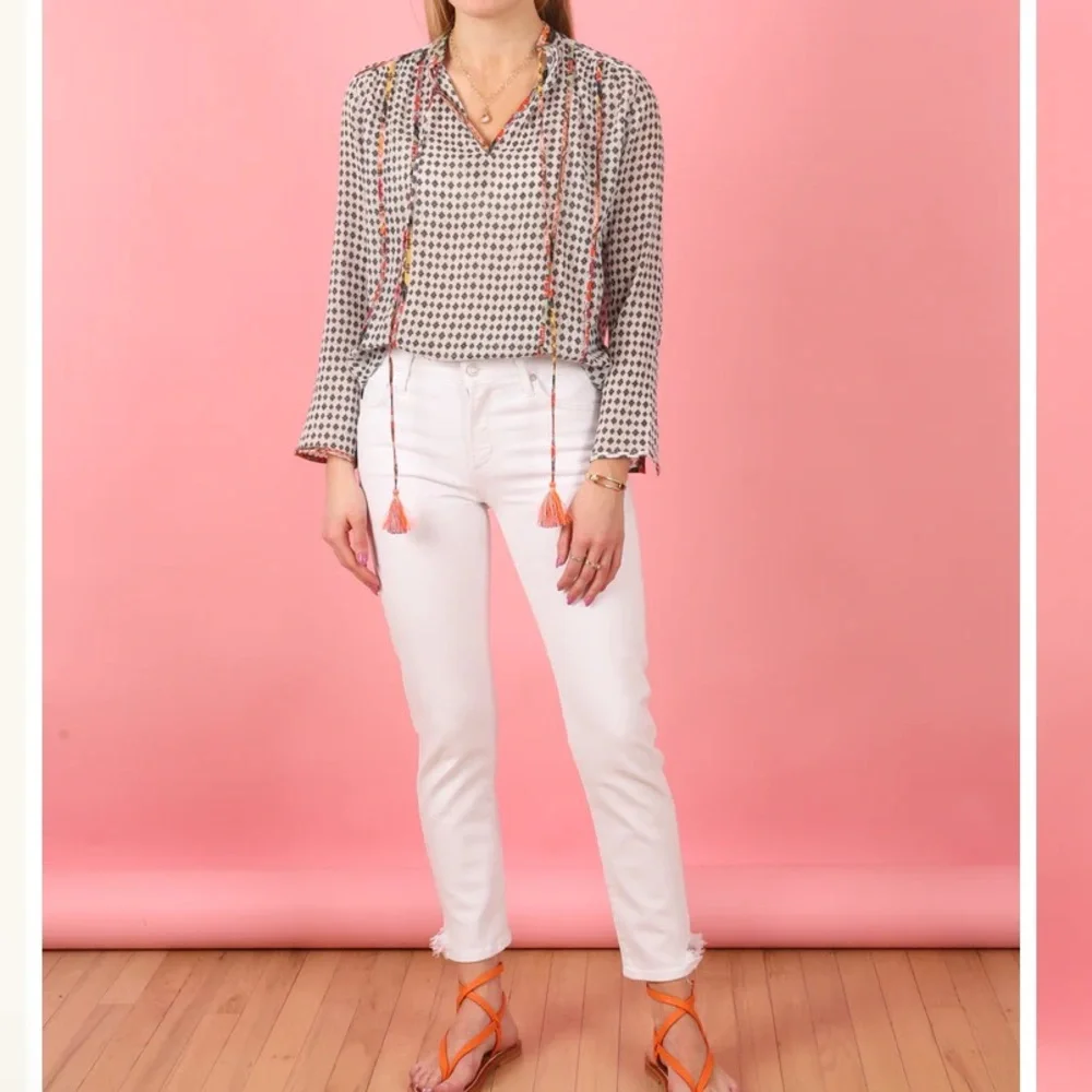 AGOLDE WHITE TONI JEANS SIZE 25